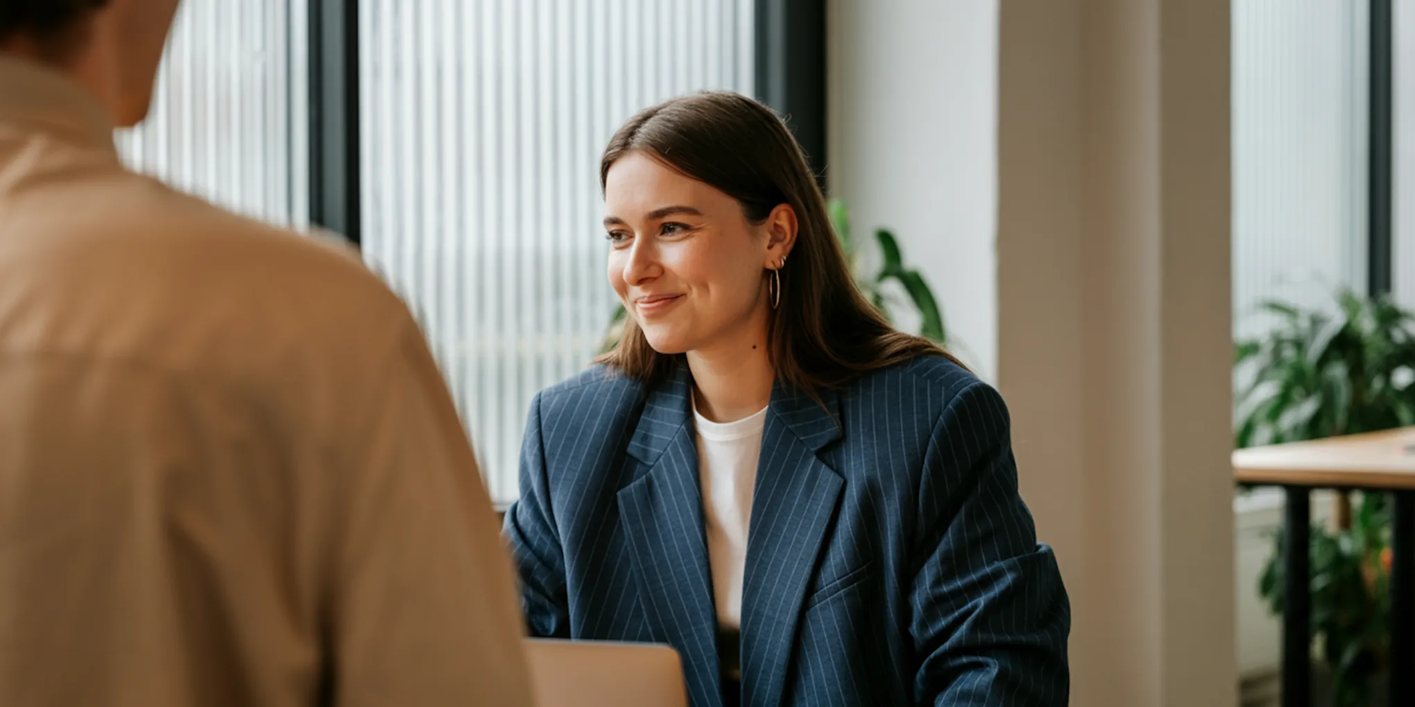 Professional woman at desk